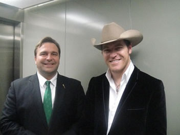 Ken with George Canyon